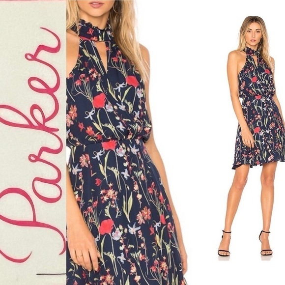 Parker Jolene Mini Dress Blue Sangria - Picture 4 of 12